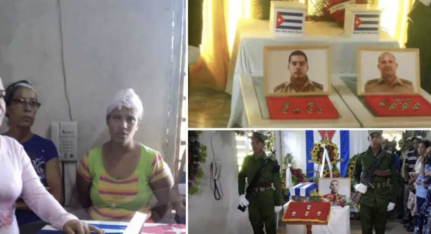 Han sido despedido  militares cubanos fallecidos en accidente aéreo
